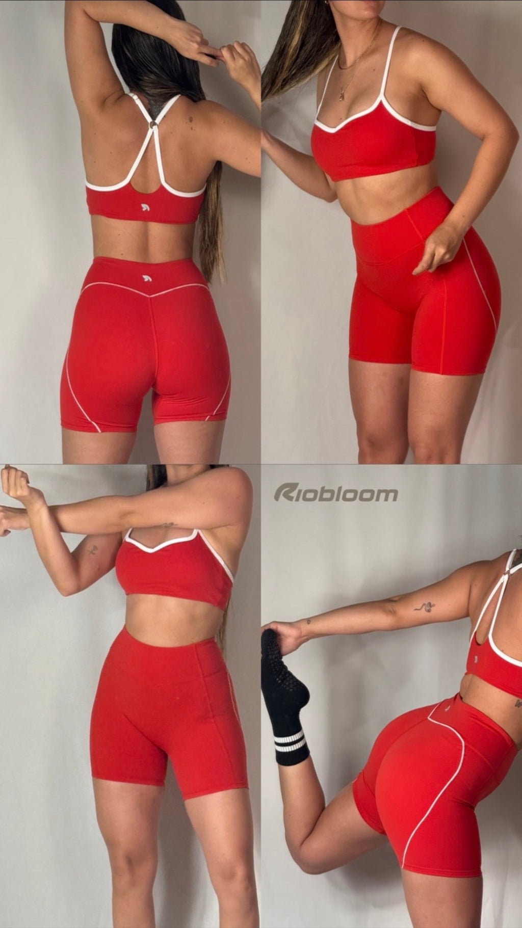 Set striped corto