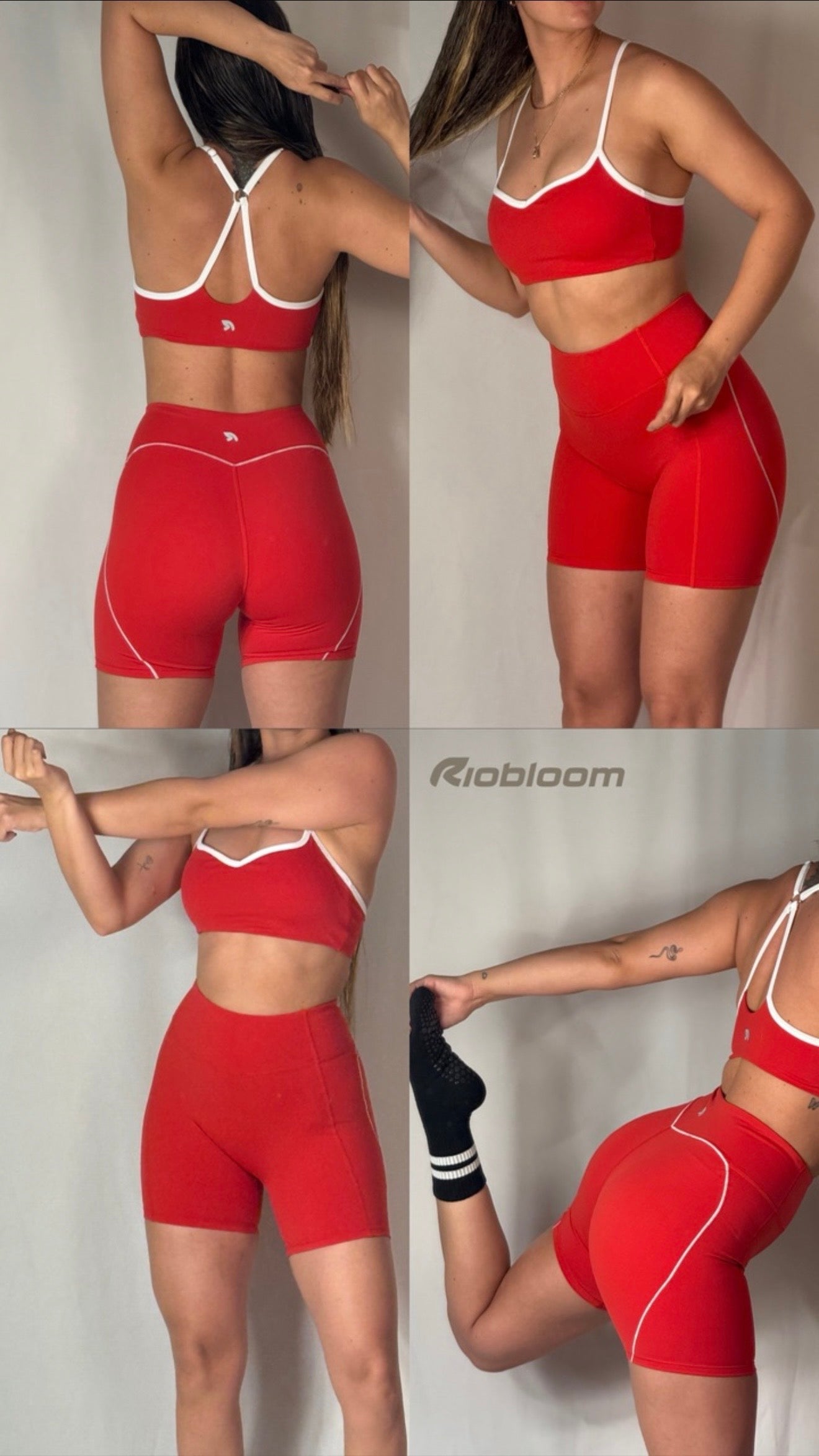 Set striped corto